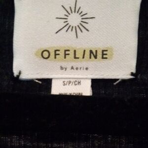 Aerie OFFLINE Black and White Label